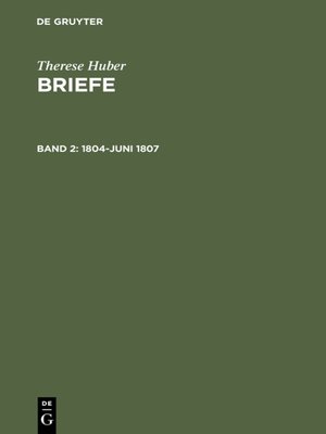 cover image of Therese Huber Briefe